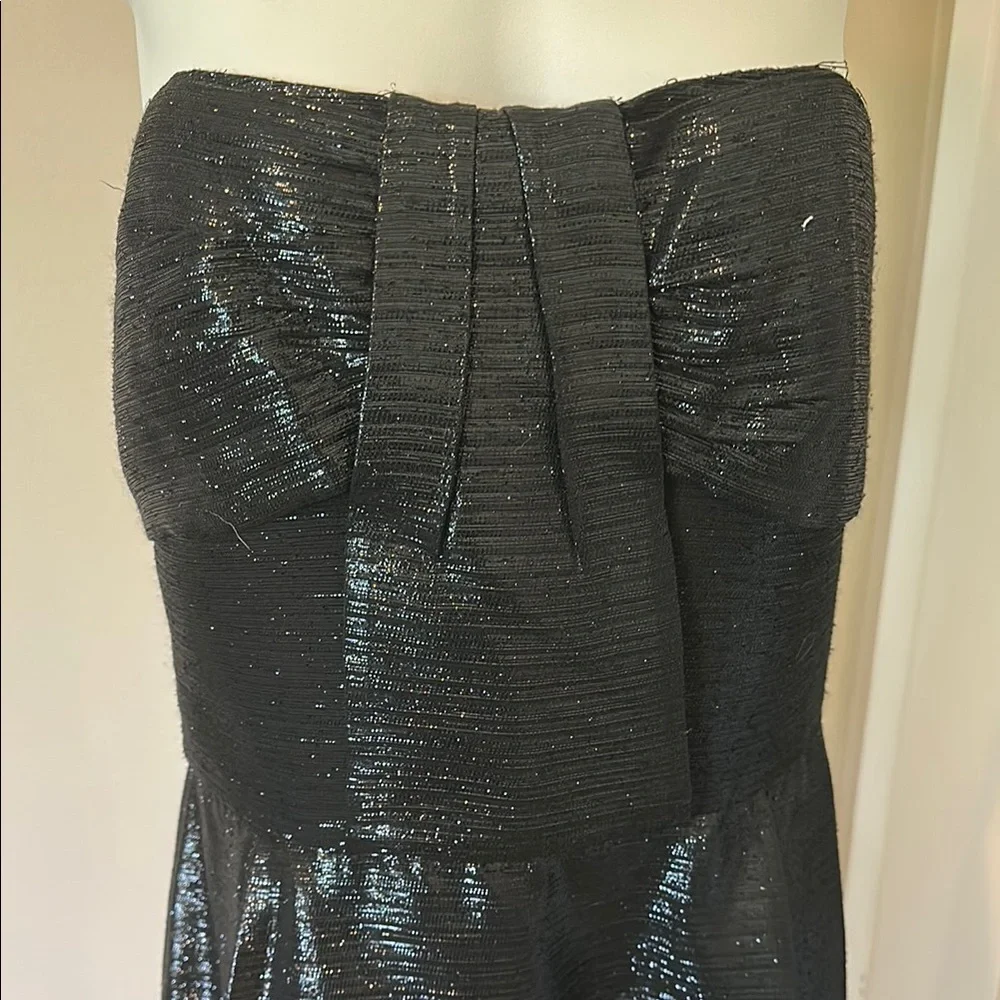 Kate Spade Black Strapless Cocktail Dress